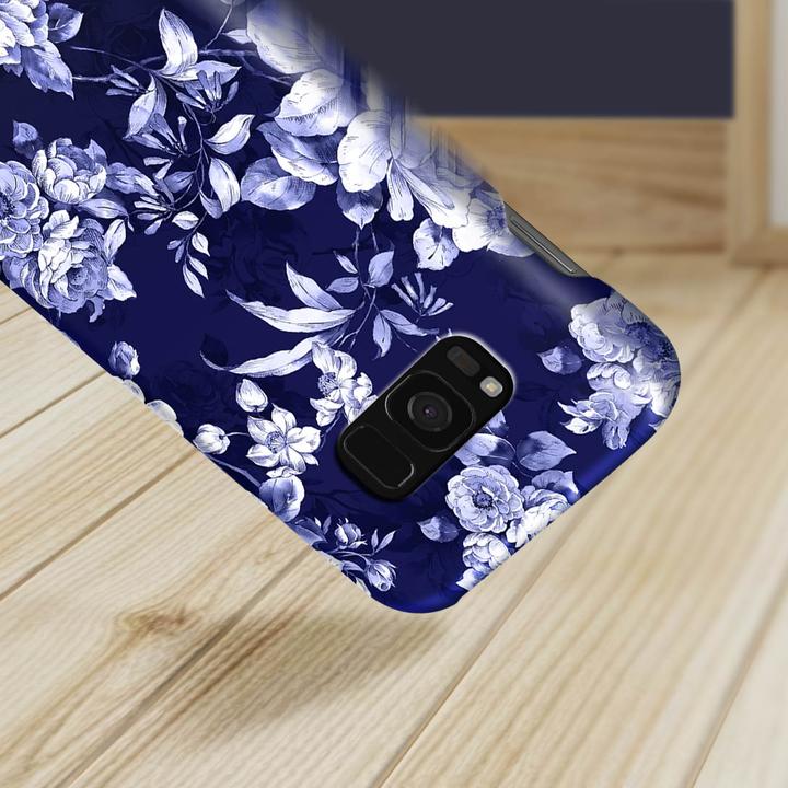 Actual product image iDeal Of Sweden Sailor Blue Bloom Cover Series (Samsung Galaxy S8+)