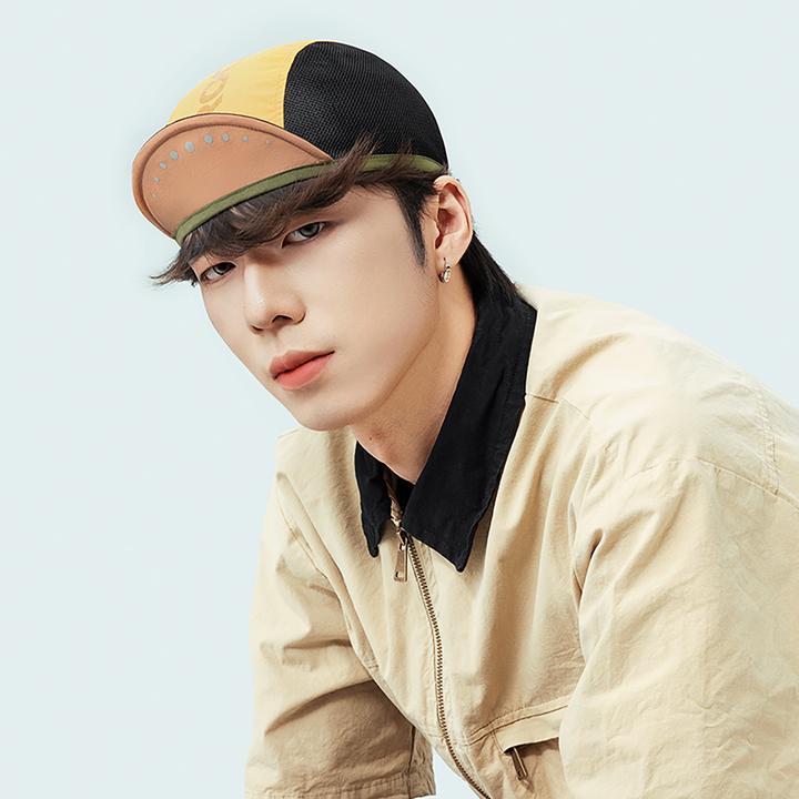 Actual product image Rockbros Cycling Cap with Visor, Helmet Cover - Yellow (56, 57, 58, 59, 60, 61)