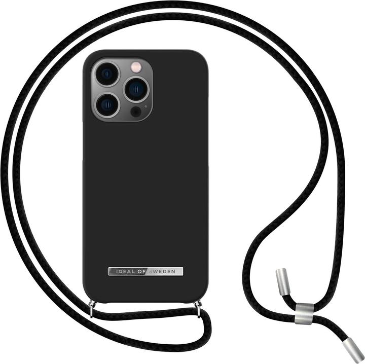 Actual product image iDeal Of Sweden Ordinary Necklace Case Ultra Black Series (Apple iPhone 13 Pro)