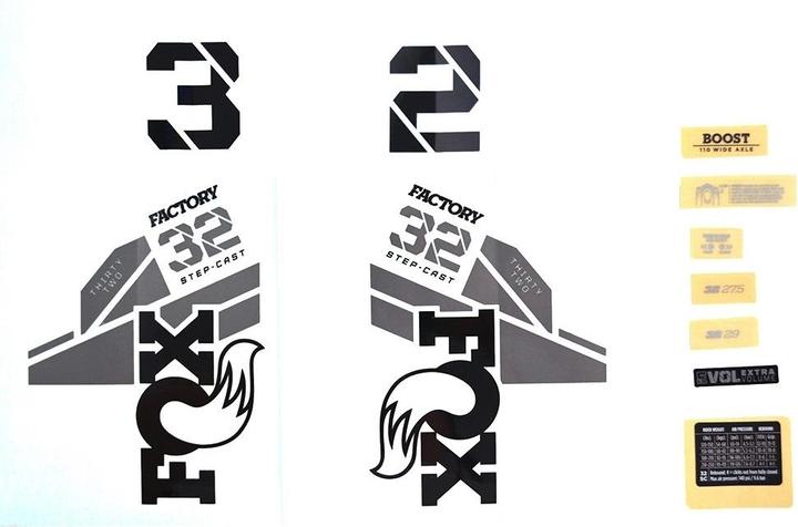 Produktbild Fox Aufkleber Set für 32 SC F-S
