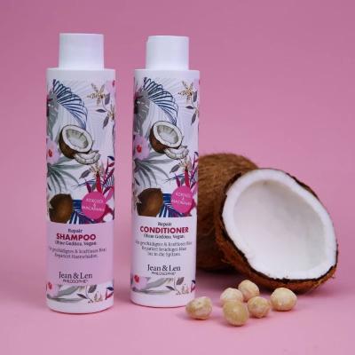 Immagine prodotto Jean & Len Shampoo riparatore all'olio di cocco e macadamia (300 ml, Shampoo liquido)