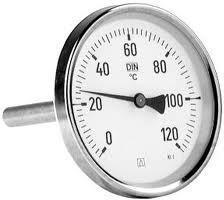 Produktbild Afriso bimetallic thermometer BITH 100 Ø = 100mm 0-120 ° C 1/2 "Class 2.0 - 63811