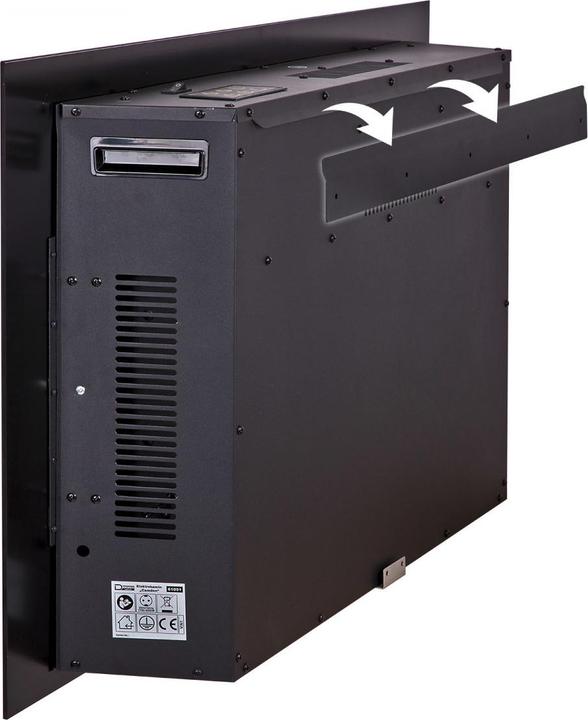 Immagine prodotto Dema Wandkamin Elektrokamin Kamin elektrisch mit Heizung und Fernbedienung 1800 W