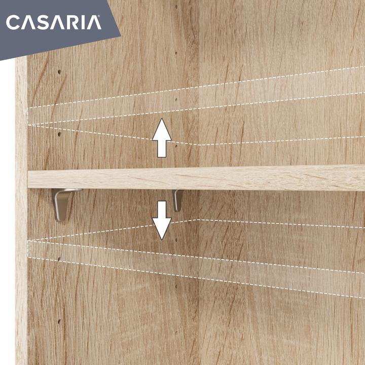 Produktbild Casaria Bücherregal (190 x 60 x 28 cm)