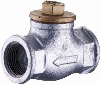 Actual product image KFA 3/4 "cast iron non-return valve 192-010-20