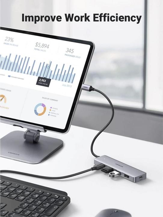 Produktbild Ugreen 4 Port-C Hub (USB-C, 4 Ports)