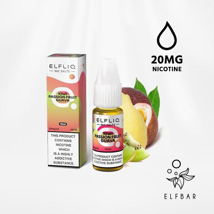 Actual product image Elfbar Elfliq (Kiwi, Passion fruit)