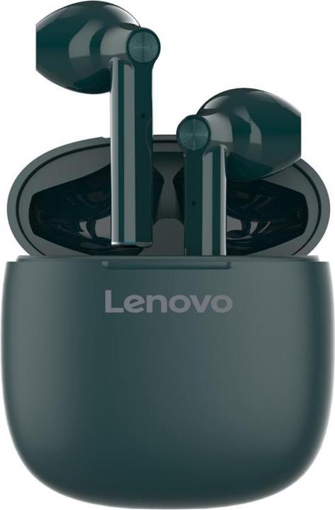Lenovo Auricolari Bluetooth 5.0 Ipx5 Water Resistant Ht30 Green (No noise cancelling, Wireless)