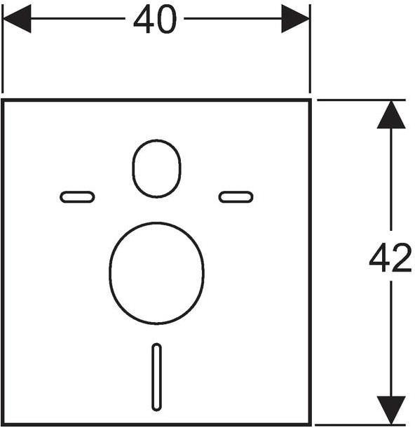 Produktbild Geberit sound insulation gasket