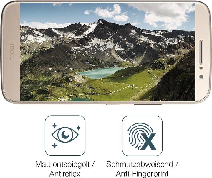 Immagine prodotto Dipos Pellicola Protettiva Anti-Shock (2 Pezzo/i, Motorola Moto M)