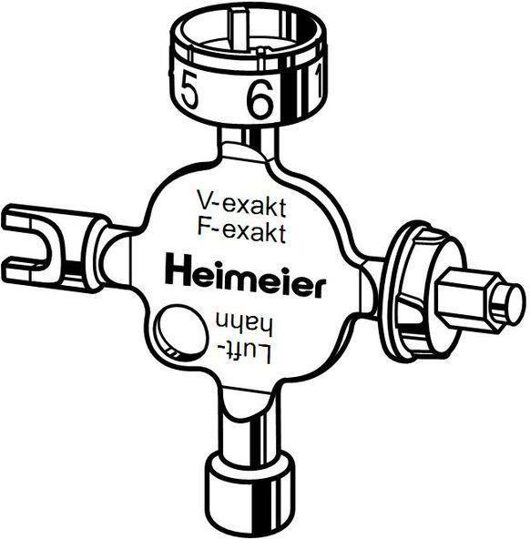 Productafbeelding Heimeier universele sleutel (0530-01.433)
