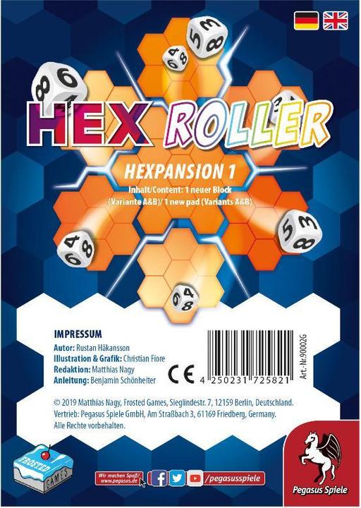 Actual product image Pegasus 90002G - Hexcroller: Hexpansion 1 (extension, DE output) (German, English)