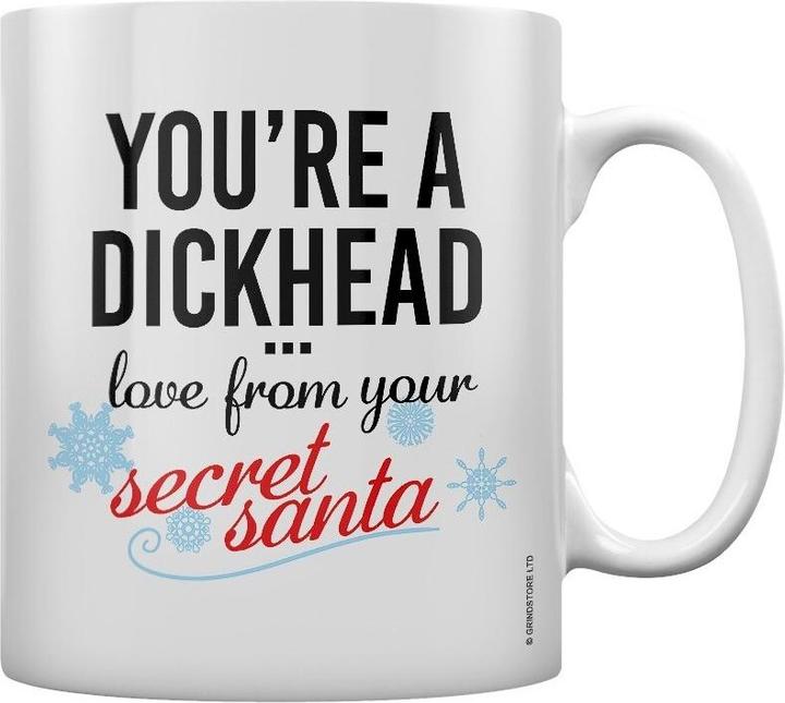Actual product image Grindstore Coffee mug You're A Dickhead Secret Santa (325 ml)