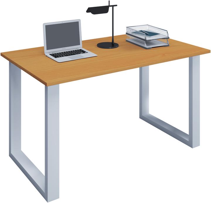 Actual product image VCM Office furniture desk Lona U Alu White (140 x 50 x 76 cm)