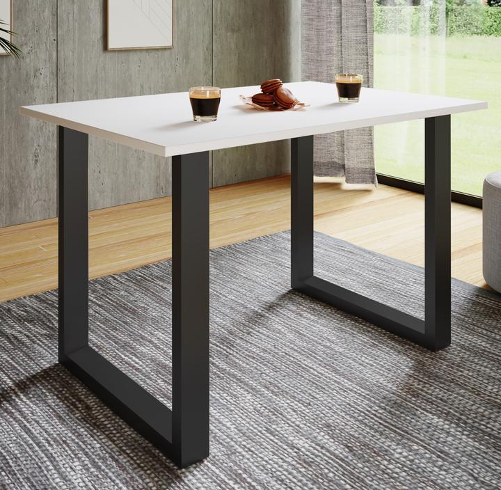 Image du produit VCM Table de salle à manger premium Table de salle à manger en bois "Xona U (140 x 80 x 76 cm)