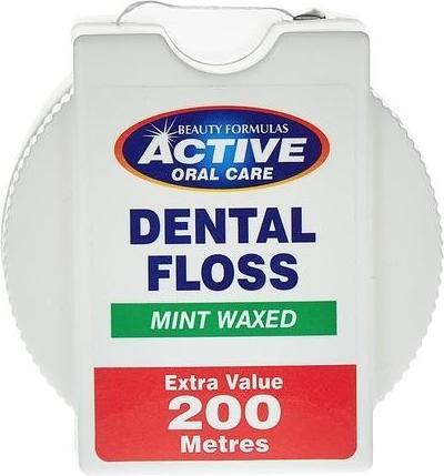 Image du produit Beauty Formulas Active Oral Care - Menthe Floss dentaire Menthe cirée 200 (200 m)