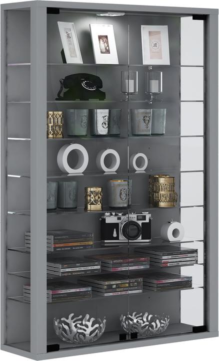 Actual product image VCM Collection wall display case wood glass Vitrosa Mini (90 x 59 x 18 cm)