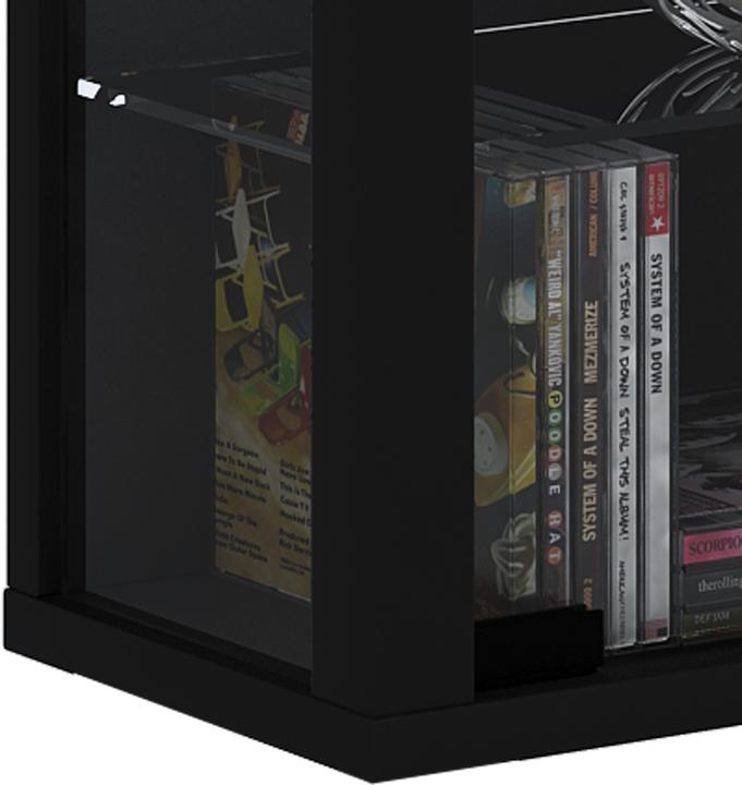 Actual product image VCM Collection wall display case wood glass Vitrosa Maxi (59 x 18 x 114 cm)