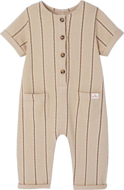 Produktbild Vertbaudet Bio-Kollektion: Baby Overall aus gestreiftem Strick (104)