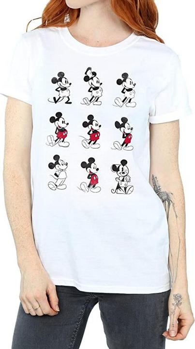Disney Mickey Mouse Evolution Baumwolle Boyfriend TShirt