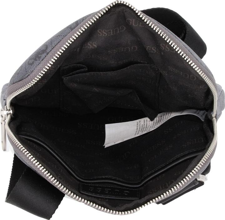 Actual product image Guess Vezzola Grain Double Crossbody Flat Shoulder Bag