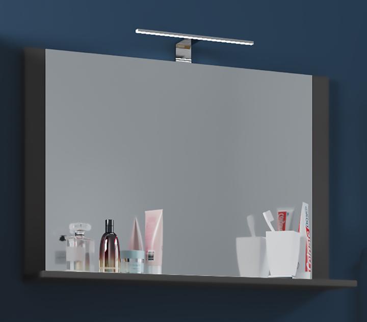 Immagine prodotto VCM Specchio da bagno Specchio da parete con mensola Lendas (60 x 17 cm)