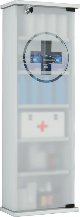 Image du produit VCM Armoire à pharmacie Gusal XXL verrouillable (31 x 18 x 92 cm)