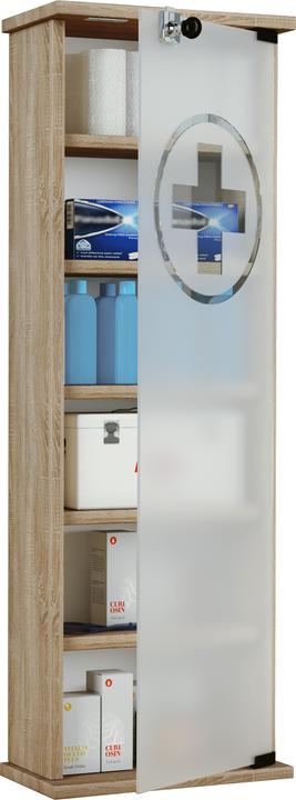 Image du produit VCM Armoire à pharmacie Gusal XXL verrouillable (31 x 18 x 92 cm)