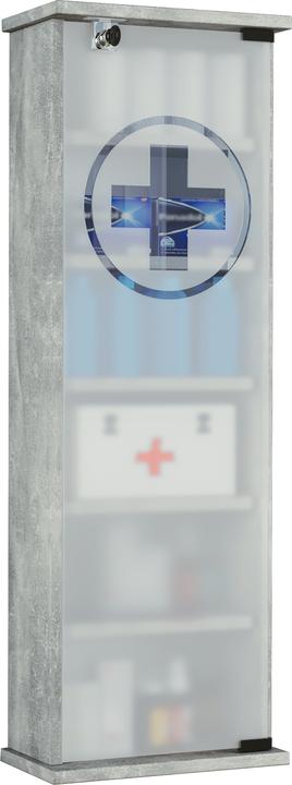 Image du produit VCM Armoire à pharmacie Gusal XXL verrouillable (31 x 18 x 92 cm)