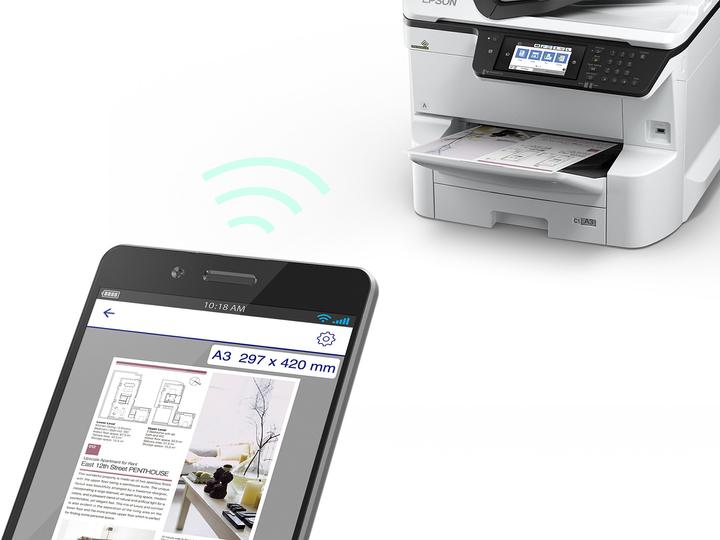 Produktbild Epson WorkForce Pro WF-C8690D3TWFC - Multifunktionsdrucker - Farbe - Tintenstrahl - A3 (Thermodirekt, Farbe)