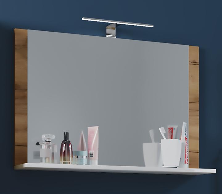 Immagine prodotto VCM Specchio da bagno Specchio da parete con mensola Lendas (60 x 17 cm)