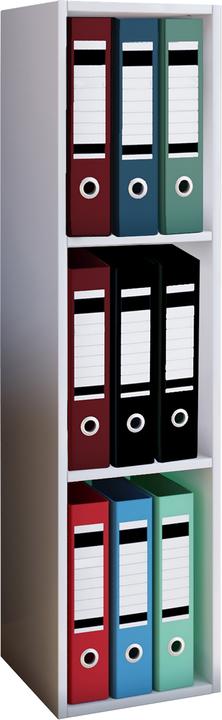 Produktbild VCM Holz Büro Aktenregal Offas 3fach (34 x 30 x 107 cm)