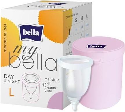 Actual product image Bella My Menstrual Cup Size L Made of Medical Silicone with Sterilizer (L)