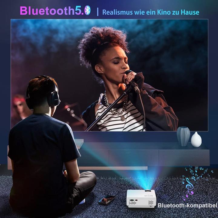 Actual product image Toptro Mini projector (Full HD, 3800 lm)