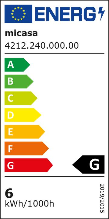 Energie-Label micasa Flora (400 lm)
