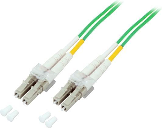 Actual product image EFB Elektronik Duplex Jumper LC-LC 50/125µ, OM5, LSZH, lime green, 2.0mm, 30m fibre optic patch cables are defined (CAT7, 30 m)