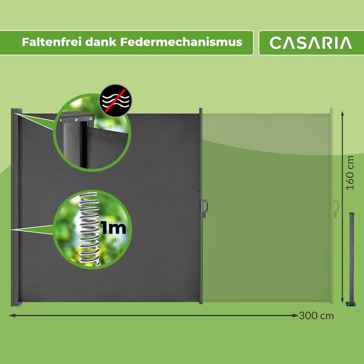 Actual product image Casaria Side awning (3 m)