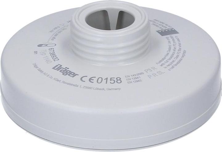 Actual product image Dräger Particle filter Rd40 1140 P3 (incinerable) (P3, 1 x)