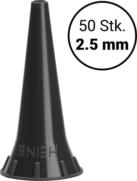 Heine AllSpec Einweg-Tips 2.5 mm - 50 Otoskop-Trichter