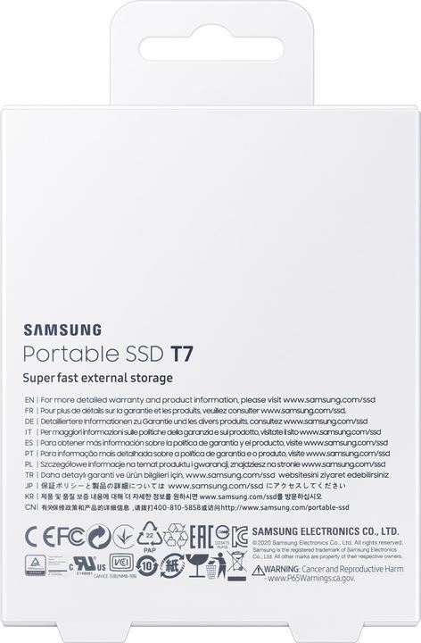Produktbild Samsung Portable T7 Blue (2000 GB)