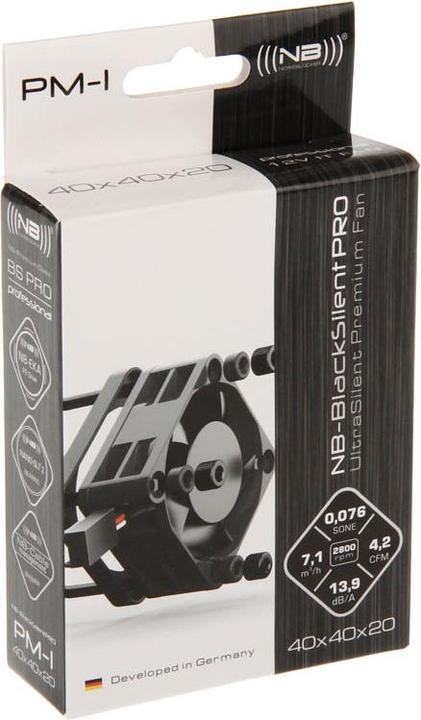 Produktbild Noiseblocker NB-BlacksilentPRO PM-1 (40 mm, 1 x)