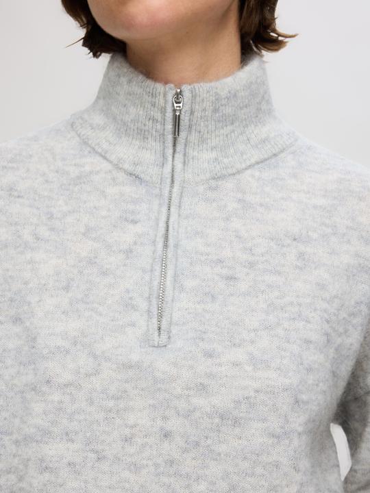 Immagine prodotto Selected Femme Maglia a maniche lunghe con mezza zip (XL)