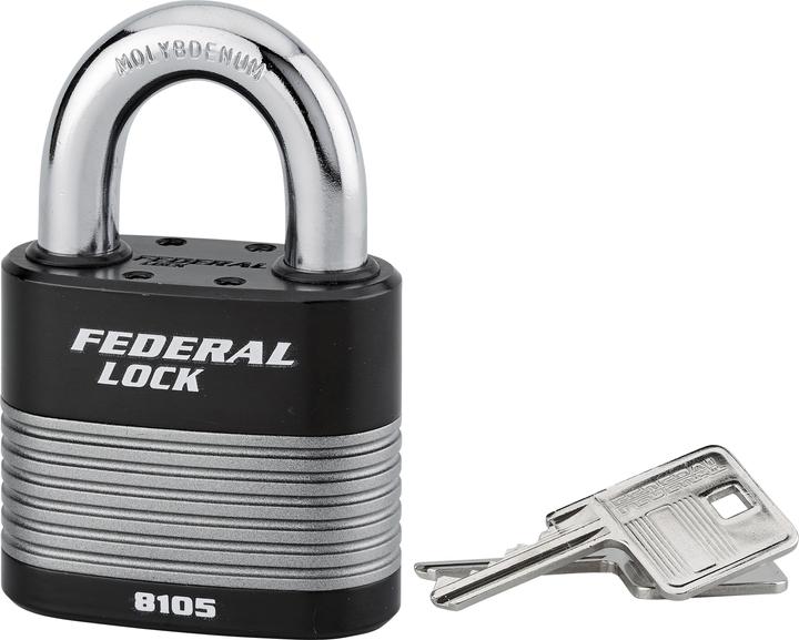 Image du produit Thirard Cadenas à clé fédéral lock protector, extérieur, acier, double verrouillage, 70mm, 2 clés -