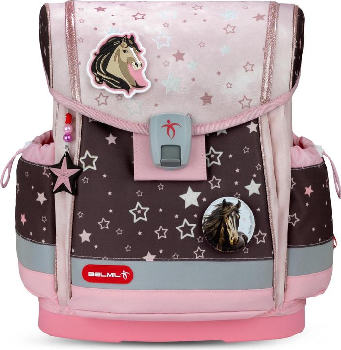 Produktbild Belmil CLASSY Plus Schulrucksack-Set Champion Horses (19 l)