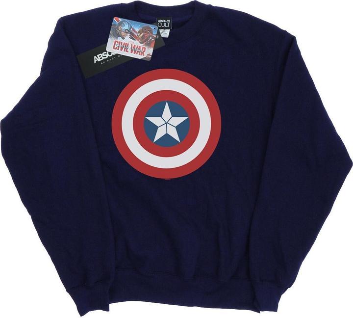 Captain America Civil War Shield Sweatshirt Jungen