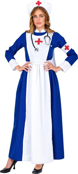 Actual product image Widmann RETRO KRANKENSCHWESTER (Kleid, Haube, Armbinde), M (M)