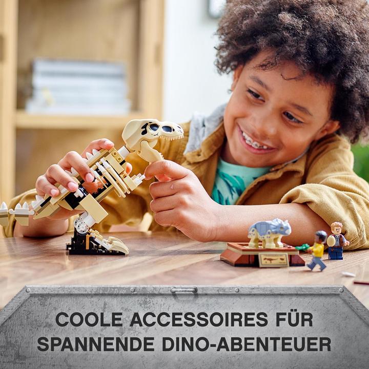 Image du produit LEGO T. Squelette de Rex dans l'exposition de fossiles (76940, LEGO Jurassic World)