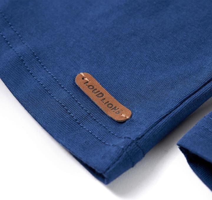 Produktbild VidaXL Kinder-Langarmshirt Jeansblau 128,Material: 100 (128)