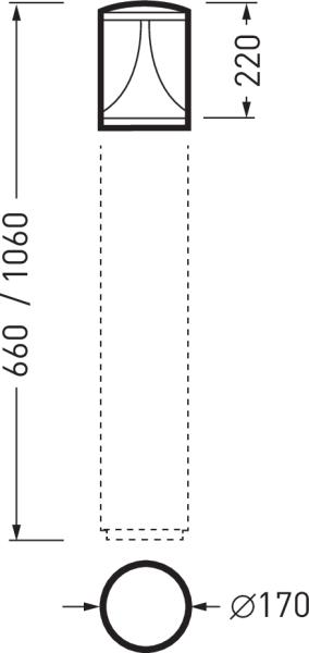 Actual product image Trilux 8841 AB14L/700-730 2G2 ETDD (700 lm, IP65)
