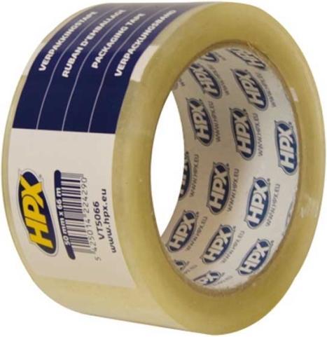 Actual product image HPX Cinta de embalaje transparente - 50mm x 66m (50 mm)